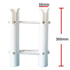 Plastic Tube Fishing Rod Holder Rack for Yacht with 2 Tubes