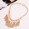 European Exaggerated Big Brand Ornament Environment-friendly Alloy Waterdrop Nec