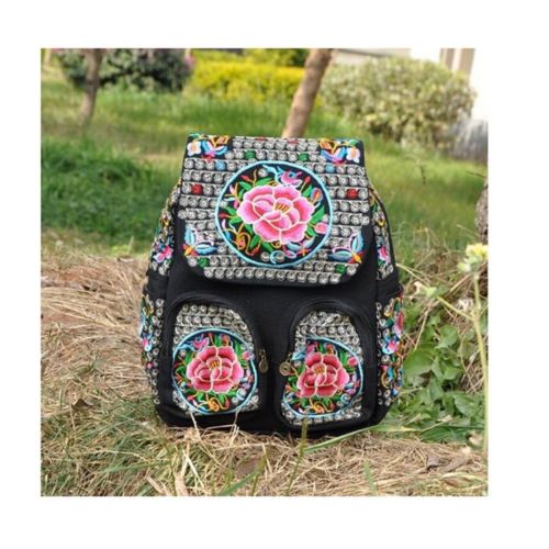New Yunnan Fashionable Natioanl Style Embroidery Bag Stylish Featured Shoulders