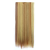 28inch 70cm Extra long fishing line Straight 5 Clips-in  Blonde Hair Extension