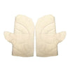 Un Par Trabajo Protección Lona Mitones Guantes 24cm