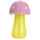 Creative Night Lamp USB Mushroom Humidifier Air Purifier   pink