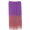 60cm hair extension piece  hair gradient hair piece long Straight 55 colors