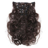 50cm Long Curled Wavy bundle Hair extension 7 clips in luxury Fashion