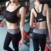 Shockproof sports bra running fitness wicking zip-front vest yoga aerobics bra