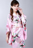 Vintage Rétro de Luxe Japonais Vêtement Kimono Costume Cosplay Yukata Robe Rose