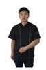 Short Sleeve Kitchen Cooker Working Uniform Chef Waiter Waitress Coat Jacket