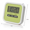 Digital Kitchen Timer Count Down Up Magnetic   green