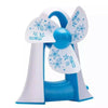 USB 1200ma Recargable Silencioso Pingüino Ventilador Portátil Azul