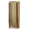 28inch 70cm Extra long fishing line Straight 5 Clips-in  Blonde Hair Extension