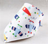 Comfortable Bib Cute Cartoon Feeding Bibs Baby Bibs Triangular scarf Head Scarf