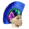 Shiny Cockscomb Hair Punk Hair Cap Bright Wig shiny rainbow sapphire blue1