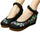 Chinese Embroidered Shoes Women Ballerina  Cotton Elevator shoes embroidered fan