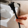 Hair Dryer Holder Hair Brushes Combs Storage Rack wall mounted bathroom