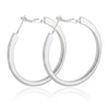 18K Gold Platinum Galvanized Earrings  white