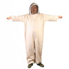 Beige Épais Hoodied Apiculture Uniforme Euipment Anti-bee Vêtements
