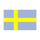 90 * 150 cm flag Various countries in the world Polyester banner flag     Sweden
