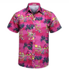 New LARGE SIZE Men Aloha Shirt Cruise Tropical Luau Beach Hawaiian Party Summer