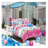 Lit Housse de Couette Bâche 4pc Set Gamme Coton 100% 035