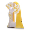 USB 1200mA Rechargeable Silent Penguin Portable Fan   Yellow
