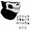 Crâne Demi Visage Bandana Squelette Ski Motard Masque de Paintball