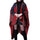 Super Big Thick Warm Checks Tippet Scarf Cloak    red