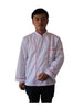 Long Sleeve Kitchen Cook Working Uniform Chef Waiter Waitress Coat Jacket White