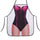 Purple Underwear Stylish Apron