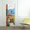 New 3D DIY PVC Waterproof  Door Wall Sticker Italian Street qd052