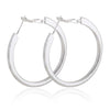 18K Gold Platinum Galvanized Earrings  white