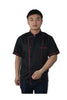 Short Sleeve Kitchen Cooker Working Uniform Chef Waiter Waitress Coat Jacket