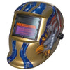 Auto Darkening Welding Helmets in Shining Silver Color & Eagle Jaw Graphics