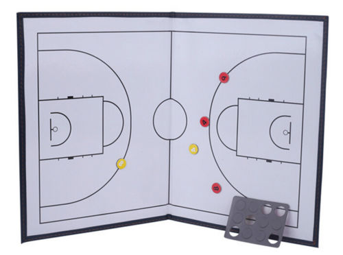 Foldable markers tactics coaching board Basketball Sport strategy board Coaches