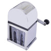 Manual Ice Crusher Shaver Maker Machine  Zinc Alloy Shell Chrome Plated