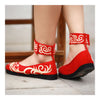 Strong Cloth Soles Old Beijing Cloth Embroidered Shoes