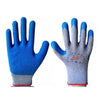 one pair Work Universal Protection Glue Gloves 25cm  Blue and gray