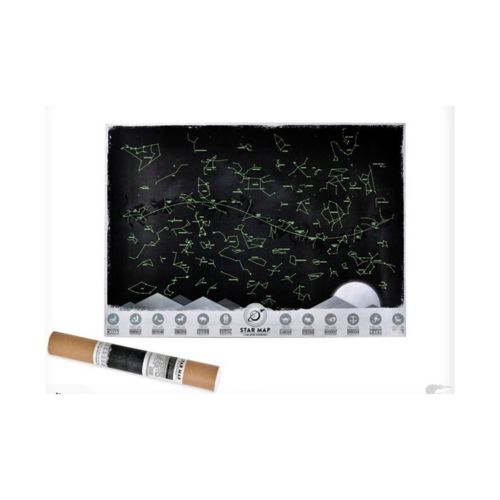 Glow in the dark Star Fluorescent Constellation Luminous Map Poster Wall Sticker