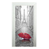 Neuf 3d Diy PVC Imperméable Porte Mur Autocollant Décoration Paris Qd006