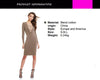 Women Sexy Lace Up Long Sleeve Bandage Club Bodycon Party Cocktail Pencil Dress