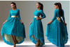 Sexy Lace Swallow Tail Hi-Lo Asymmetrical Long Party Formal Event Dress