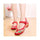 Colorful Phoenix Old Beijing Embroidered Cloth Shoes Woman National Style Square
