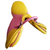 Comprehensive Saddle Visitor Short Horse Equestrian Supplies  pink+yellow