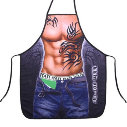 Creative Stylish Apron Tattoo Man