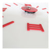 Roman Digit Acrylic Wall Clock Decoration    red acrylic