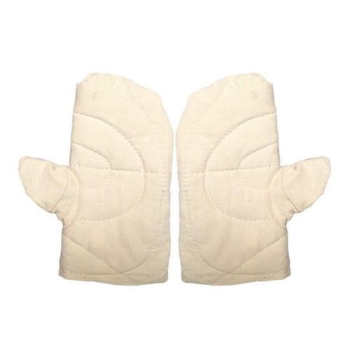 one pair Work Protection Canvas Gloves Mittens 24cm