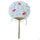 Round Fan Ramie Artware Hand Paint Goldfish