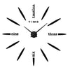 Spiegel Wanduhr Super Groß 3d Acryl Kreativ Diy Schwarz