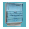 Slimroll Blanc Rigide Rouleau Main Papier Distributeur de Serviettes Bleu