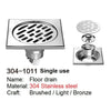 Choisissez 304-1011 Usage Unique Acier Inoxydable 304 Drain de Sol Prince Fox