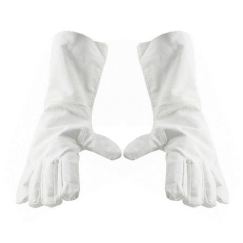 one pair Long Work Protection Canvas Thick Gloves 40cm